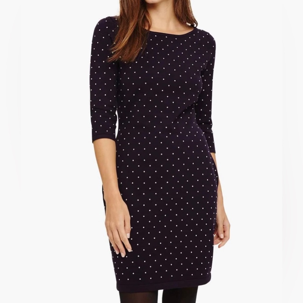PHASE EIGHT-NEW-NWT-Helena black currant dress NEW
